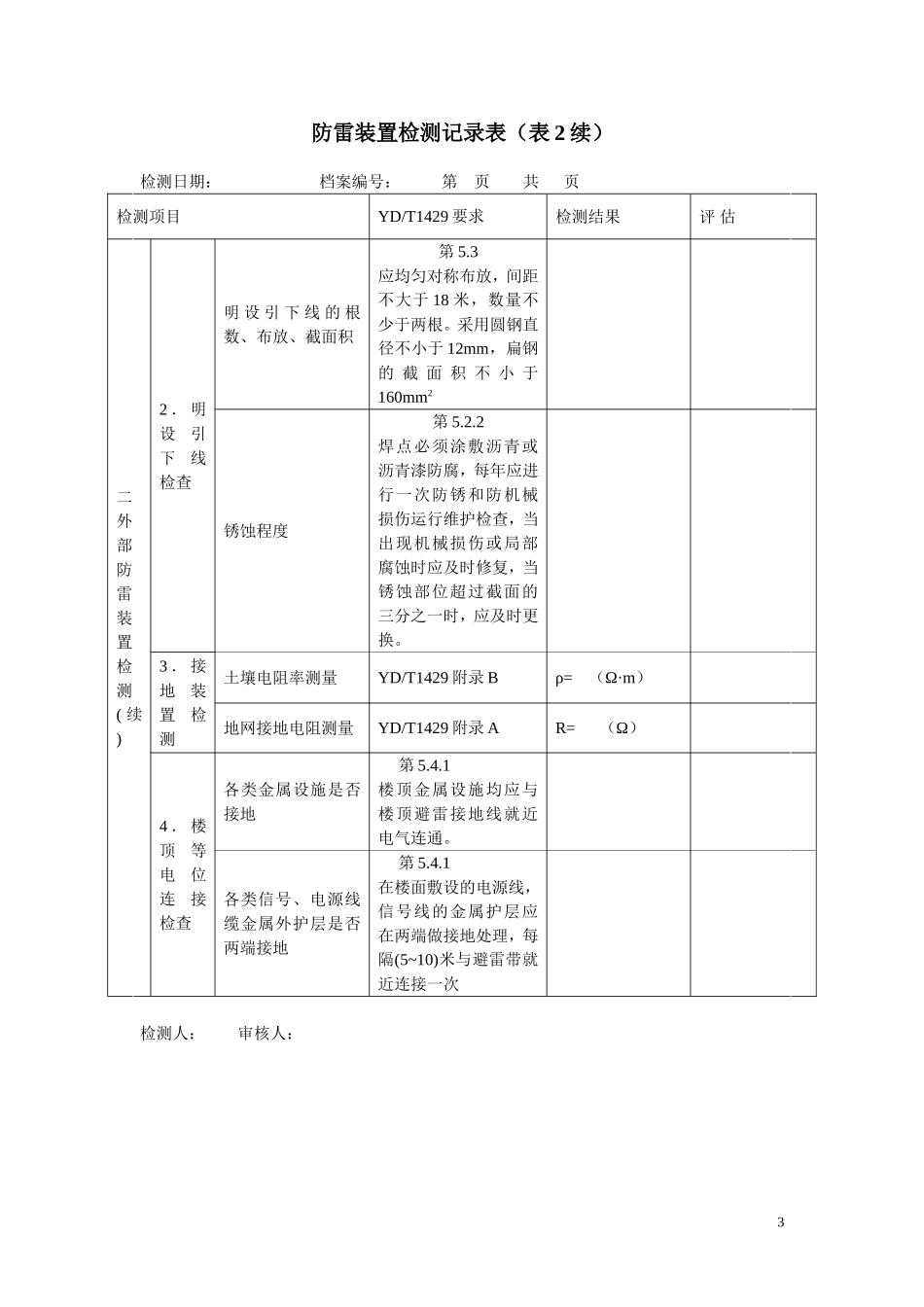 电信运营企业在用防雷系统自查指南_第3页