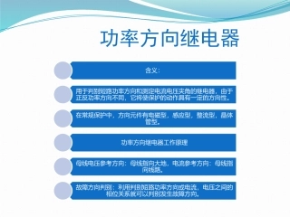 功率方向继电器