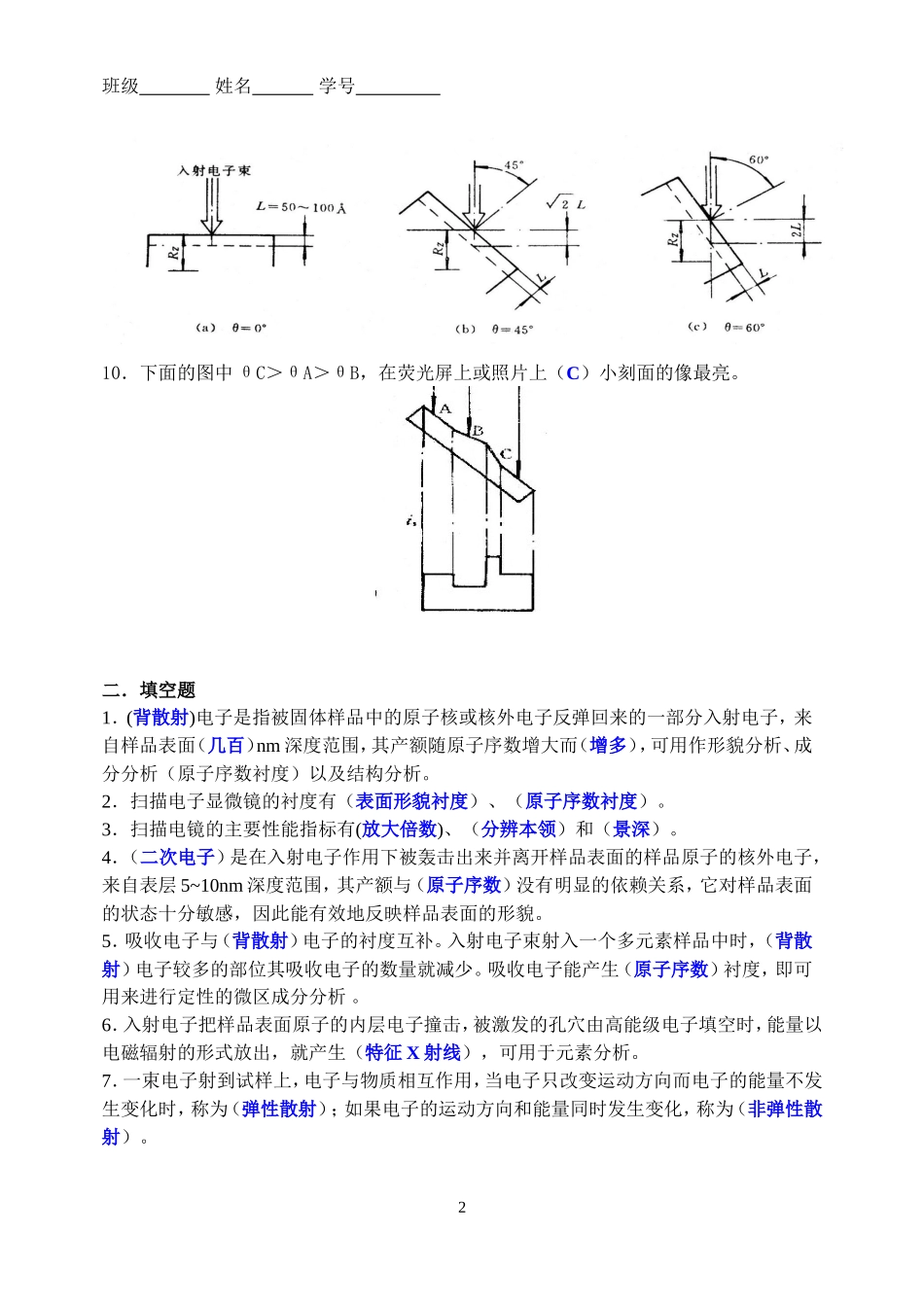 电子显微镜作业答案_第2页