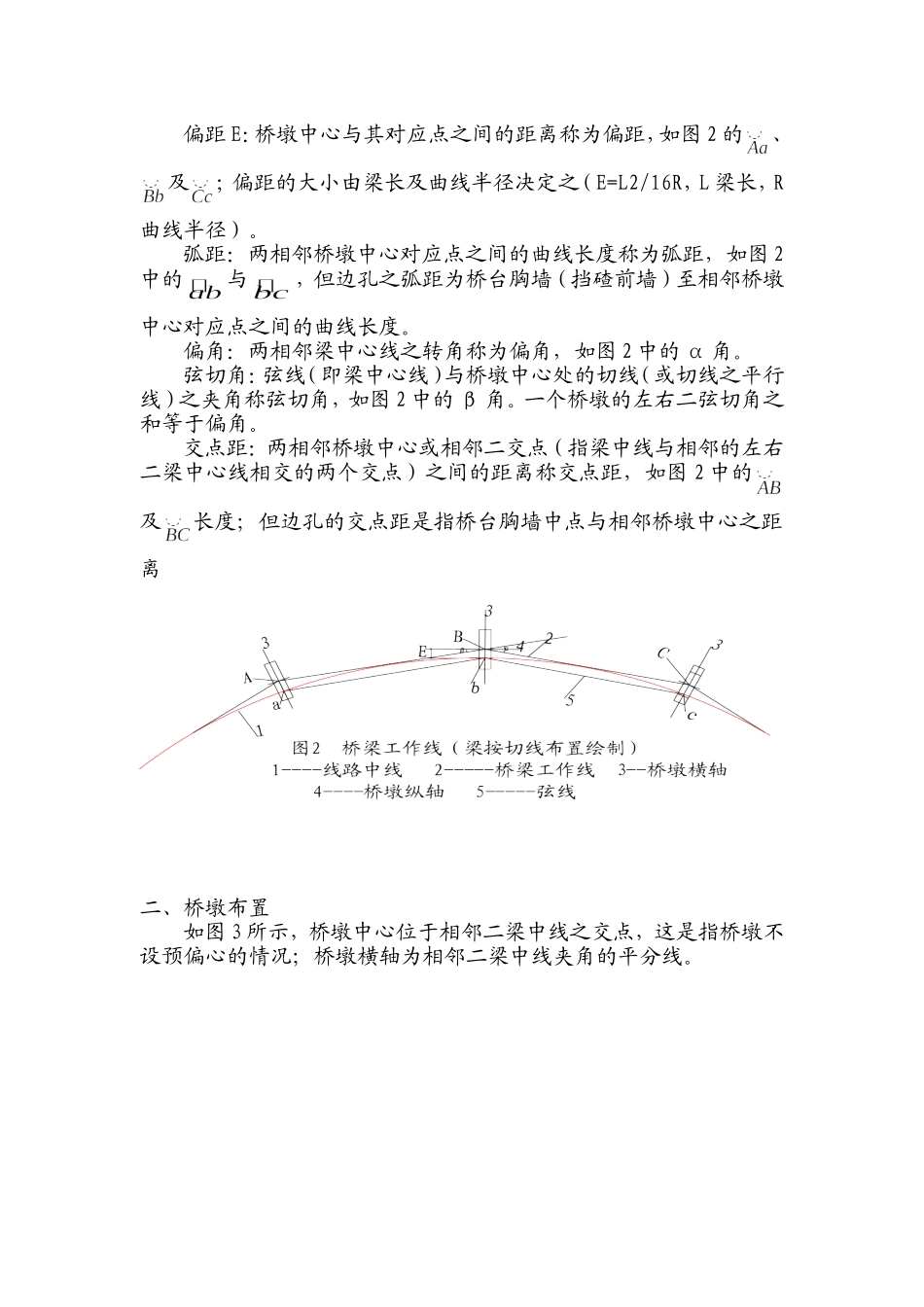 曲线上梁的平分中矢坐标计算方法_第2页