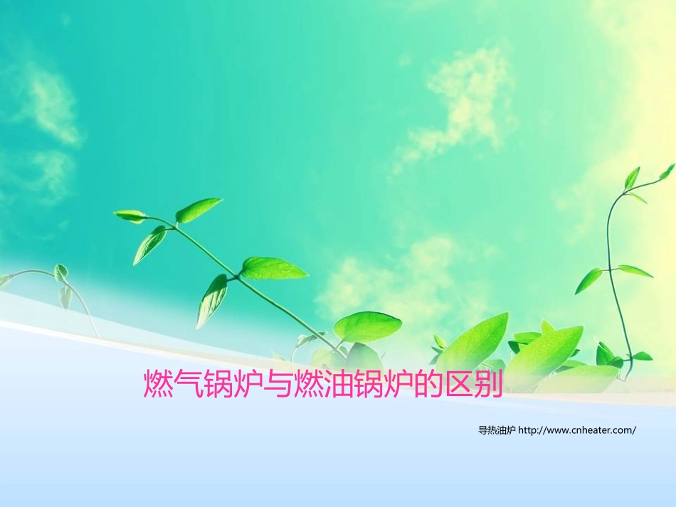 燃气锅炉与燃油锅炉的区别_第1页