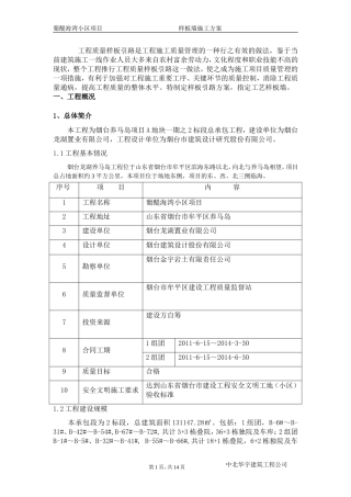样板墙施工方案
