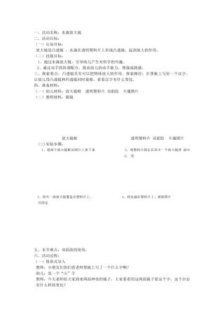莱博瑞实验科学水滴放大镜