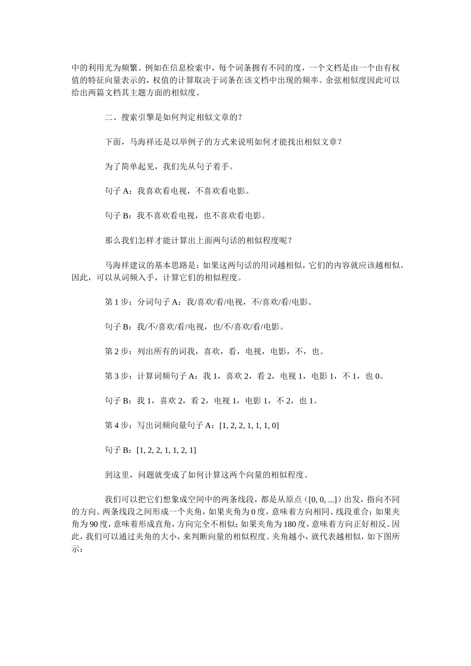 搜索引擎判定相似文章网页的原理大解析_第2页