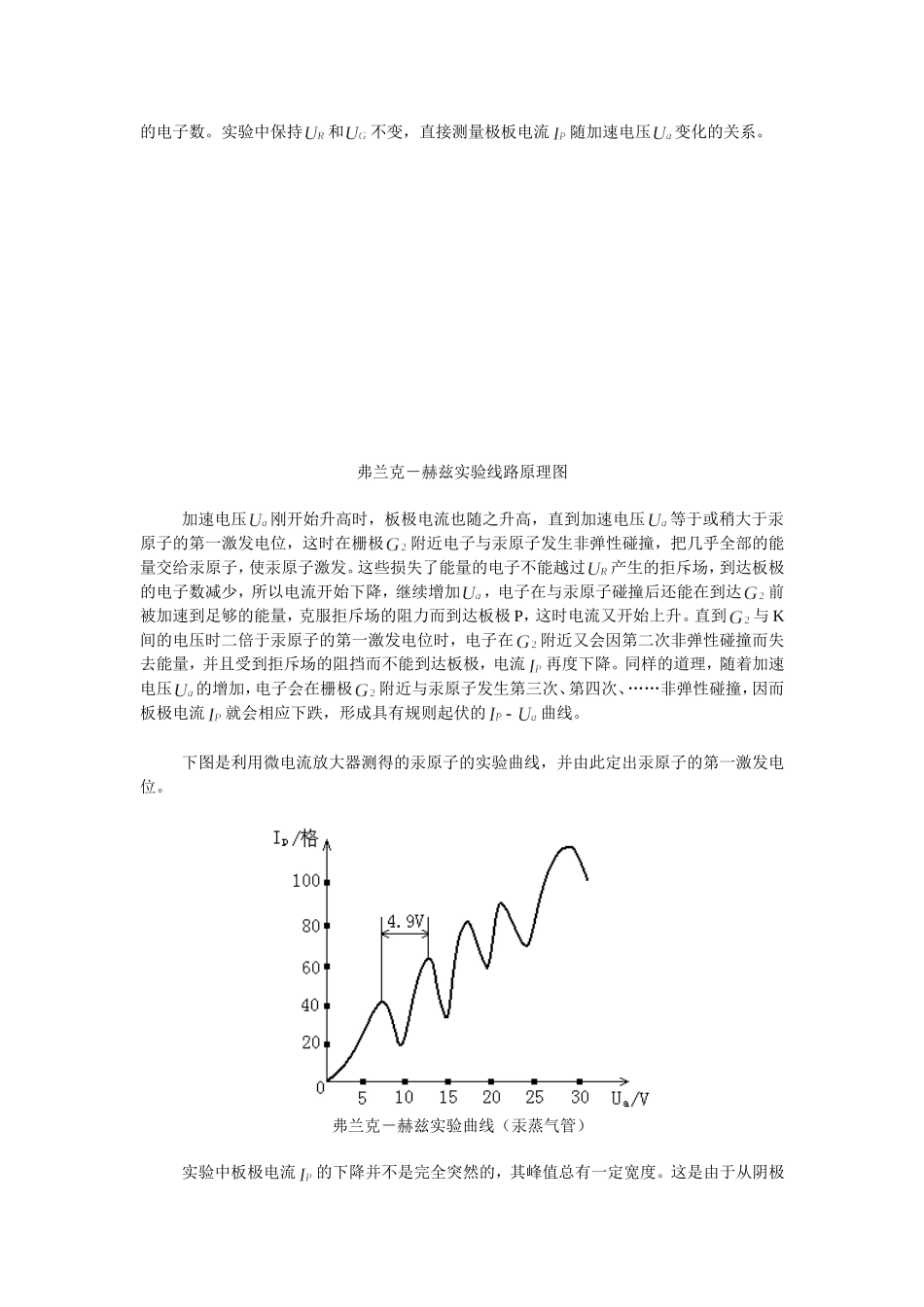 物理实验 弗兰克赫兹实验_第2页