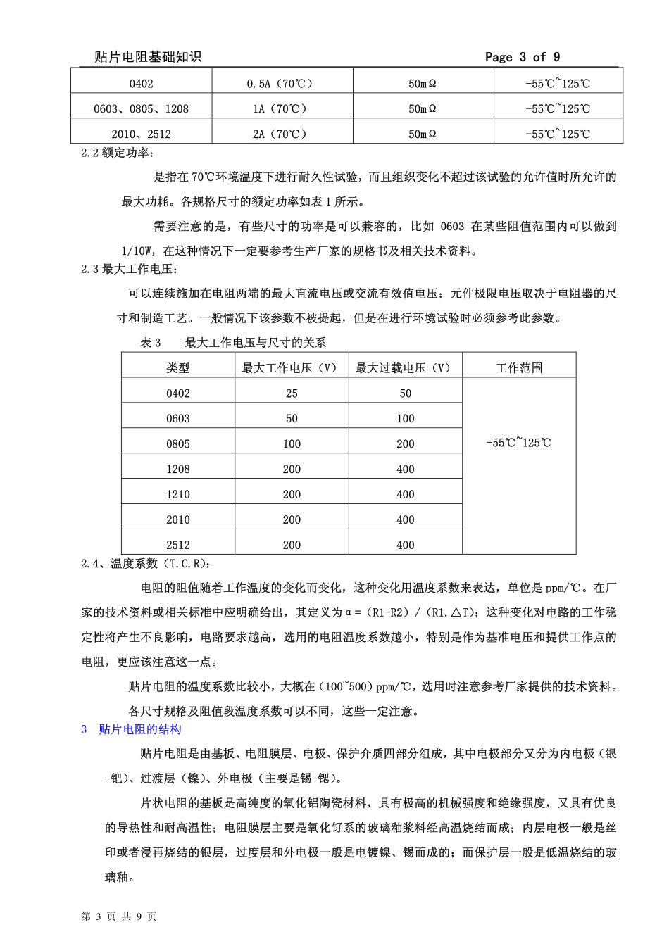 贴片电阻基础知识_第3页