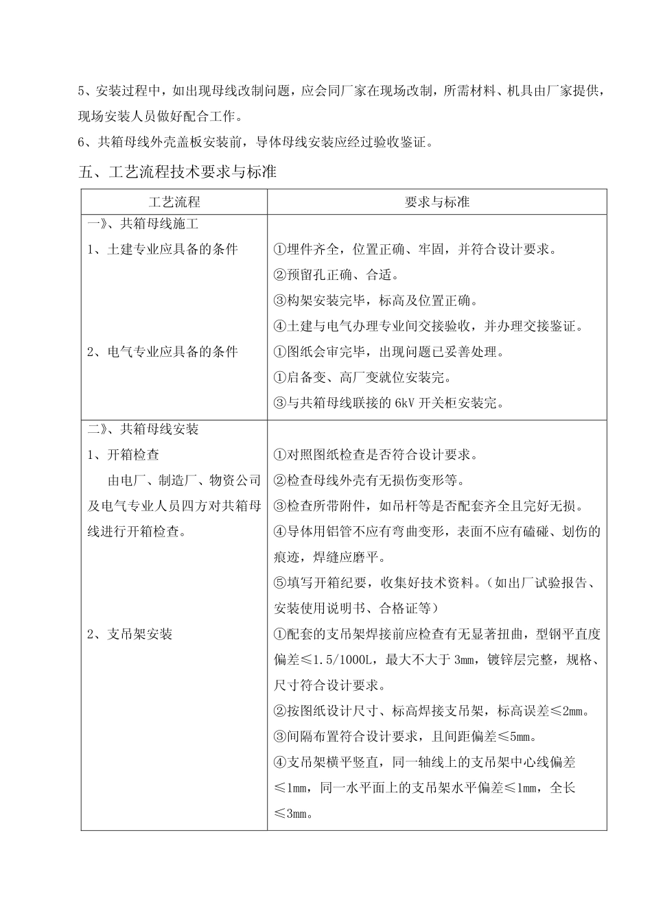 共箱母线安装作业指导书_第3页