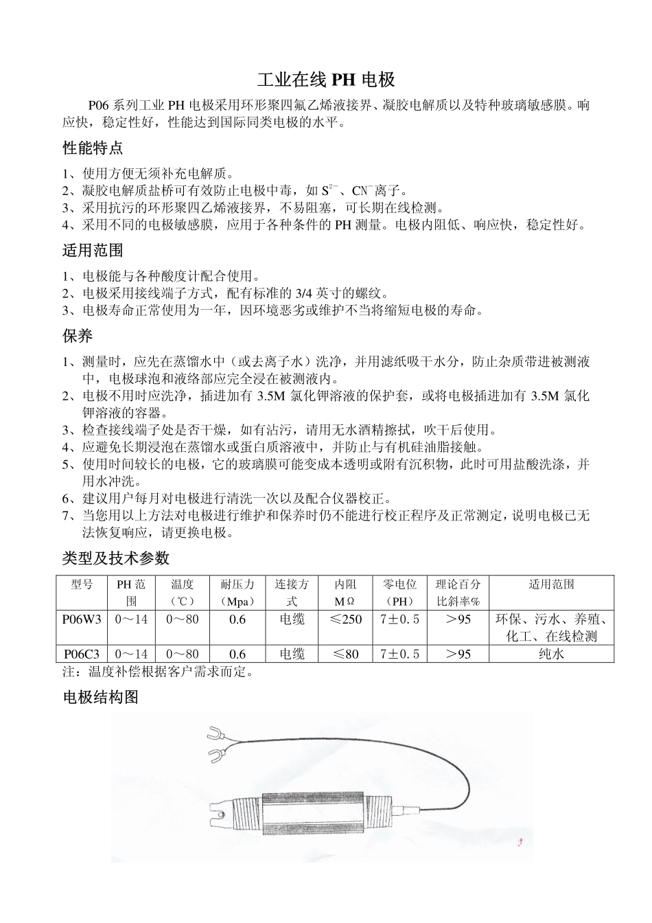 工业在线电极_第1页