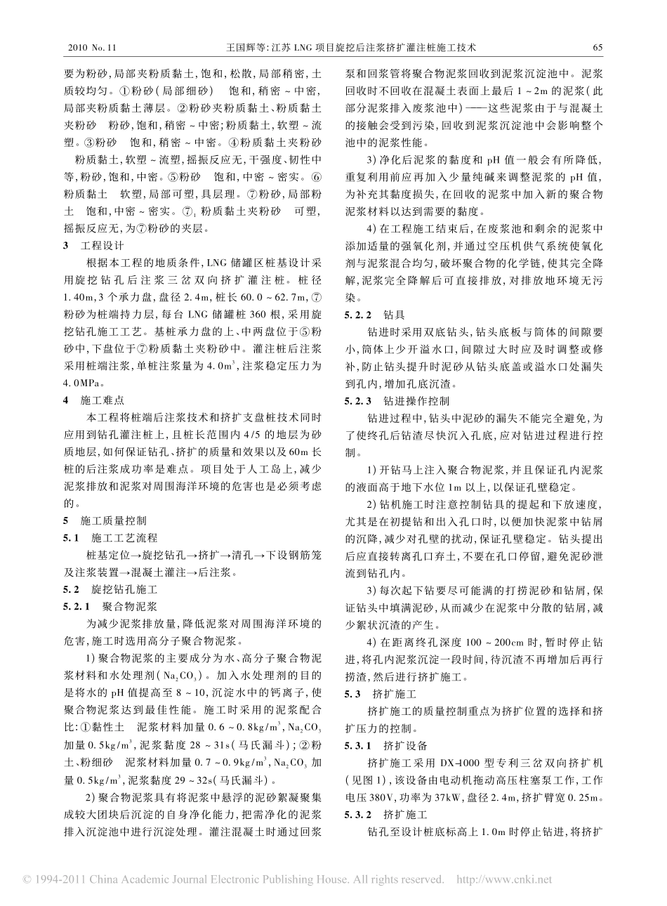 江苏LNG项目旋挖后注浆挤扩灌注桩施工技术_第2页