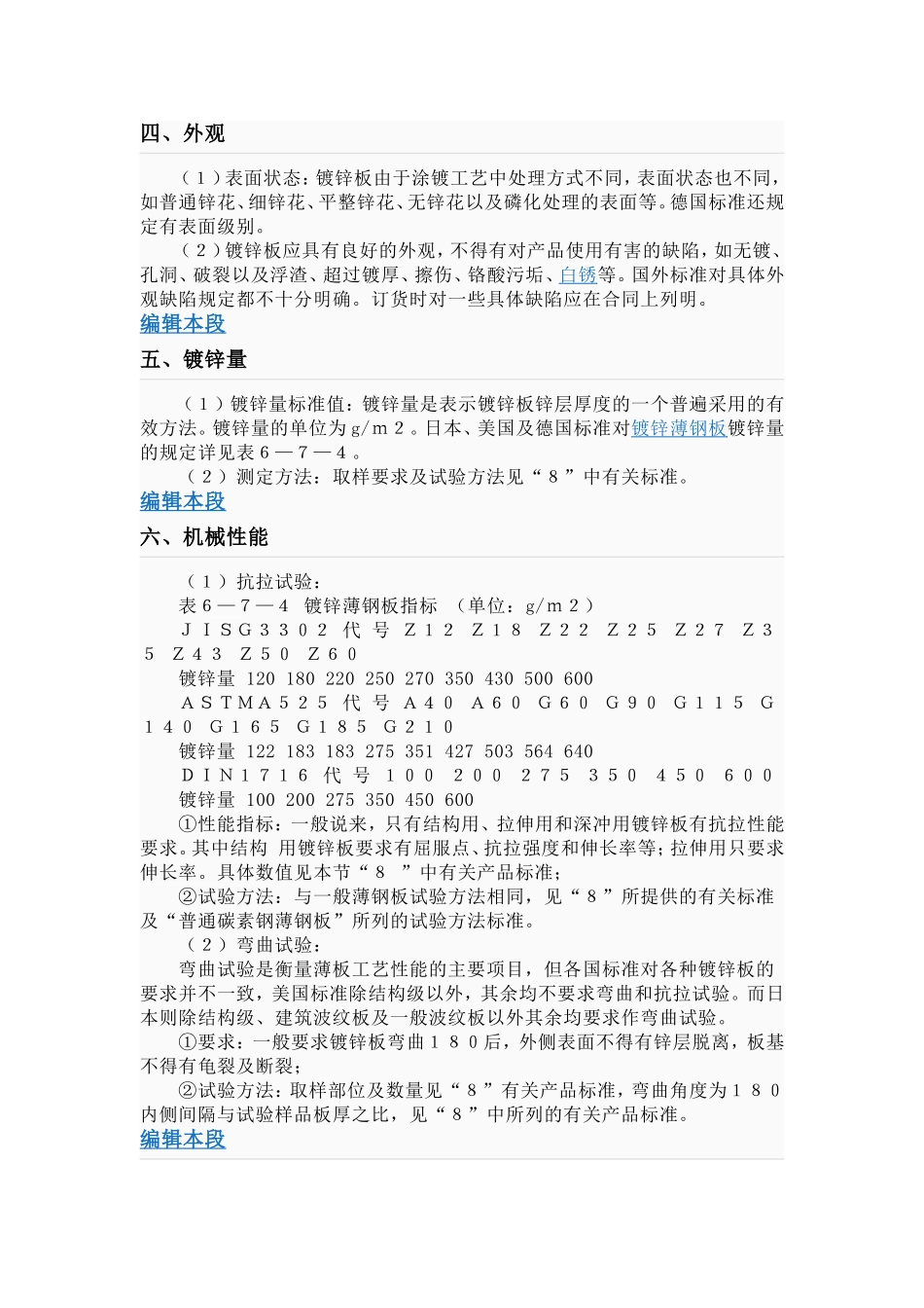 镀锌板种类及规格_第3页