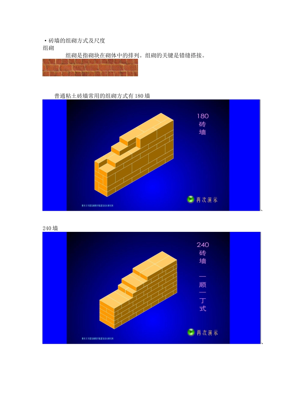 各种砖墙的砌法(120_180_240_370_490)_第1页