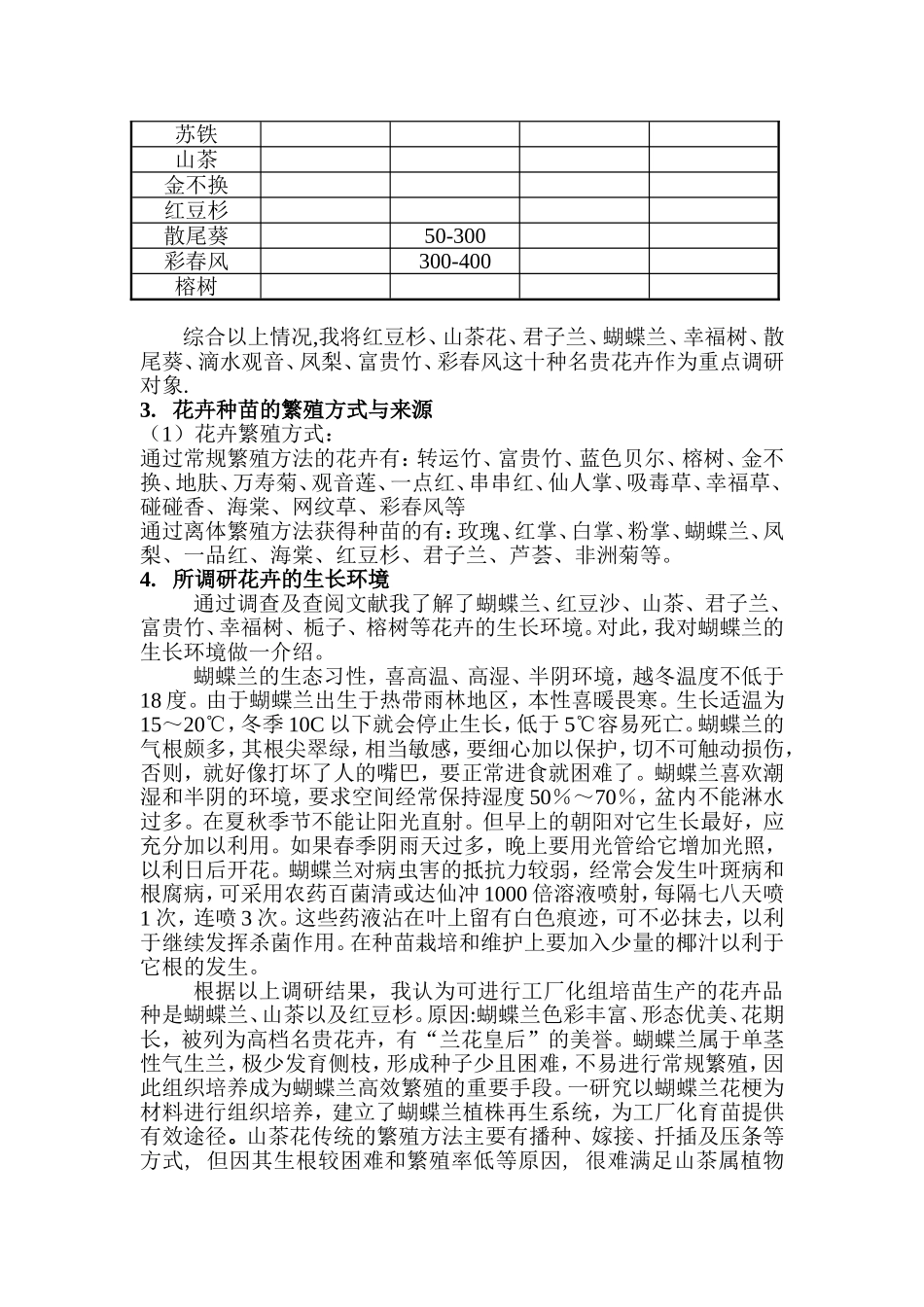 郑州陈砦花卉市场调研_第3页