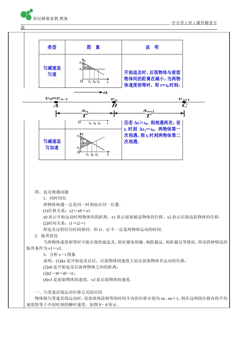匀变速直线运动位移时间关系几个推论及习题精解_第3页