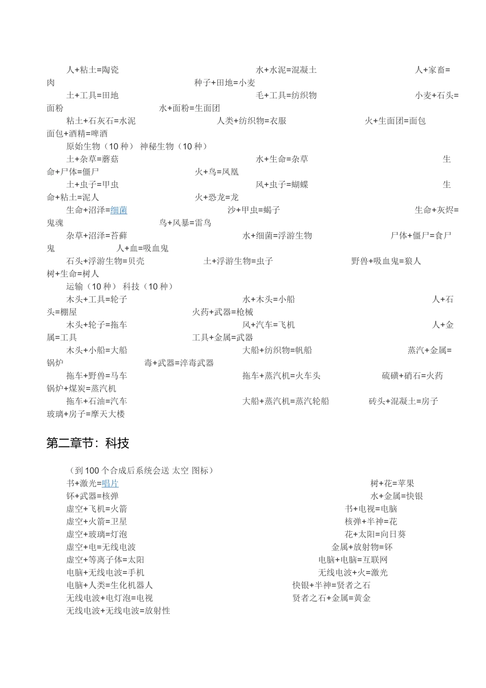 涂鸦上帝(DOODLE GOD)合成公式_第2页