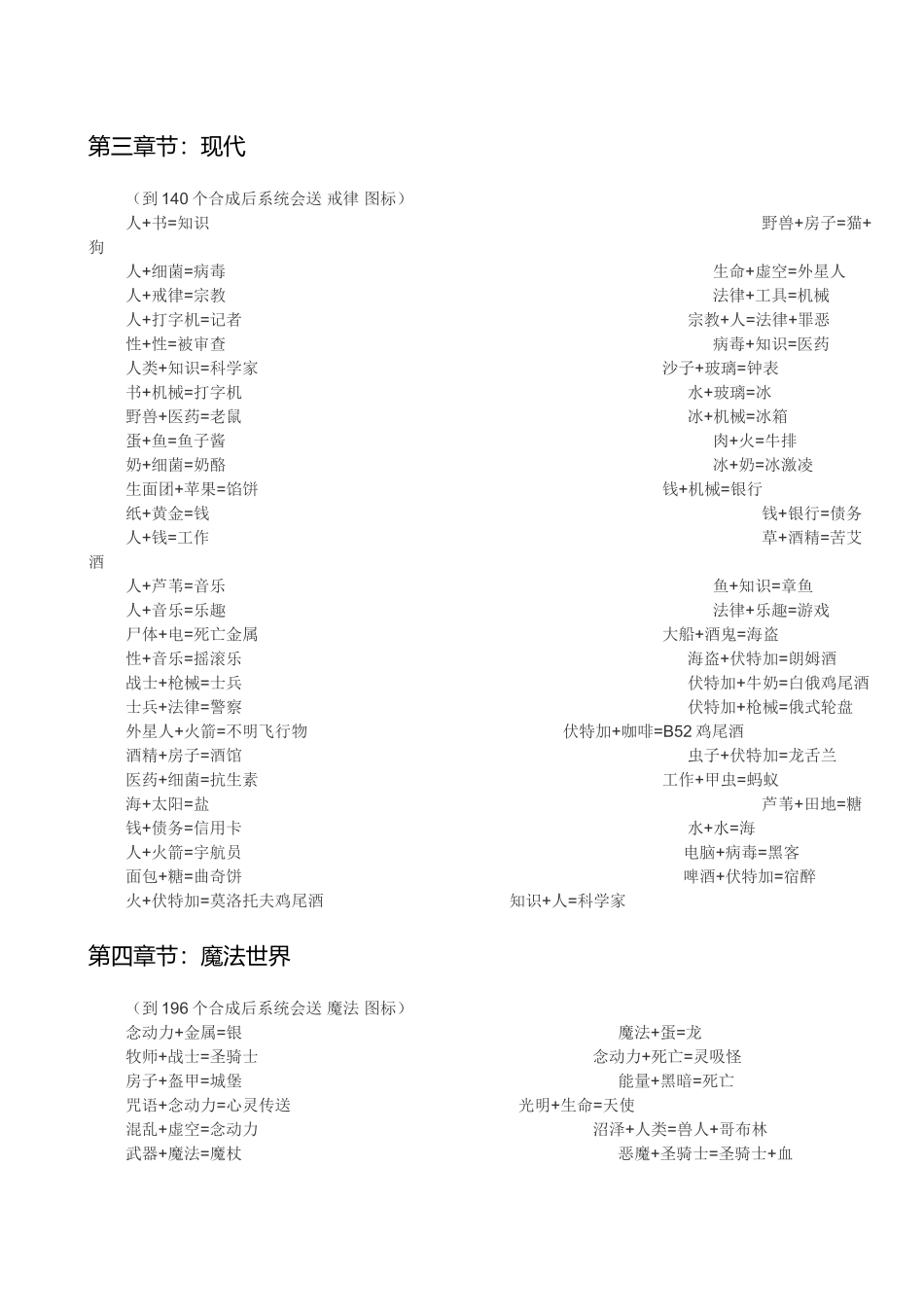 涂鸦上帝(DOODLE GOD)合成公式_第3页