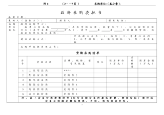 酒店前厅购置清单