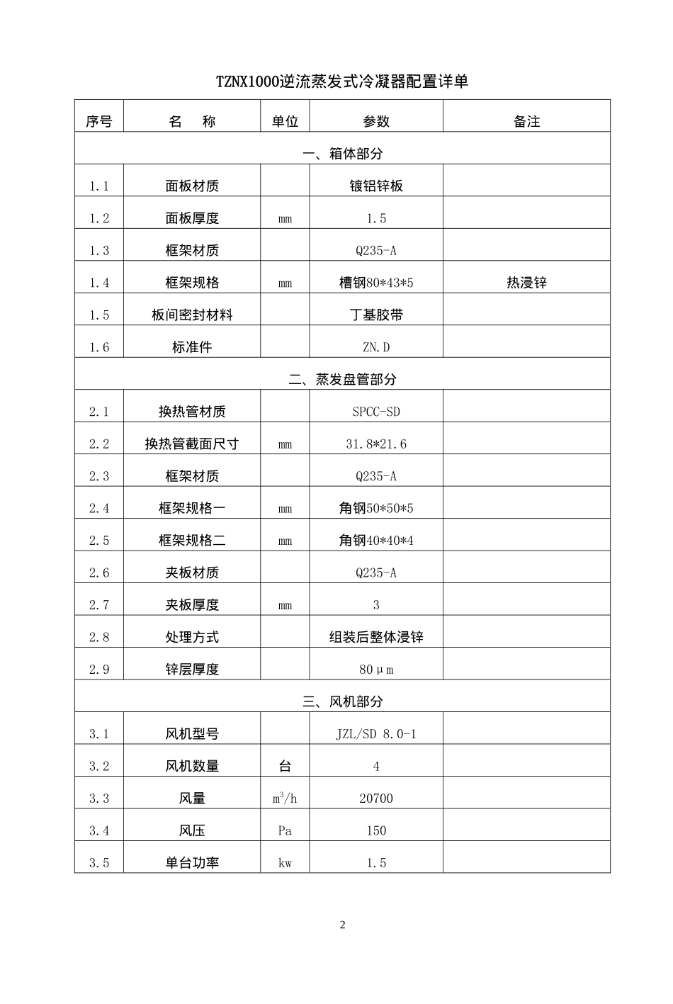 蒸发冷凝器参数_第2页
