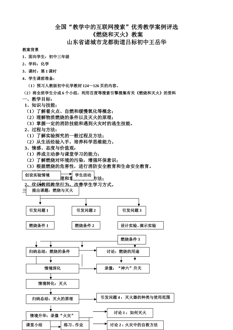 燃烧与灭火吕标初中王岳华_第1页