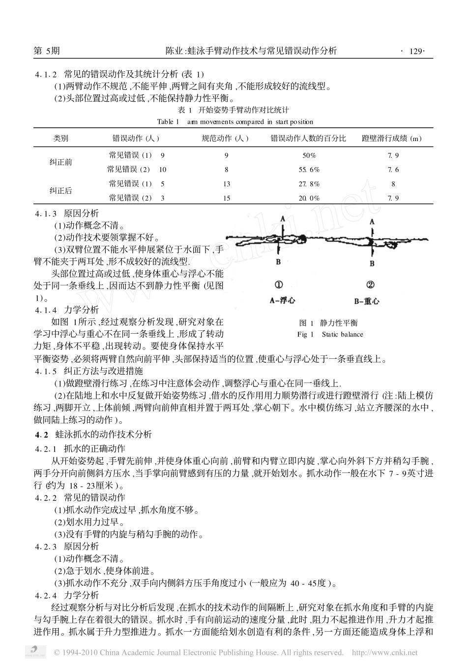 蛙泳手臂动作技术与常见错误动作分析_第2页