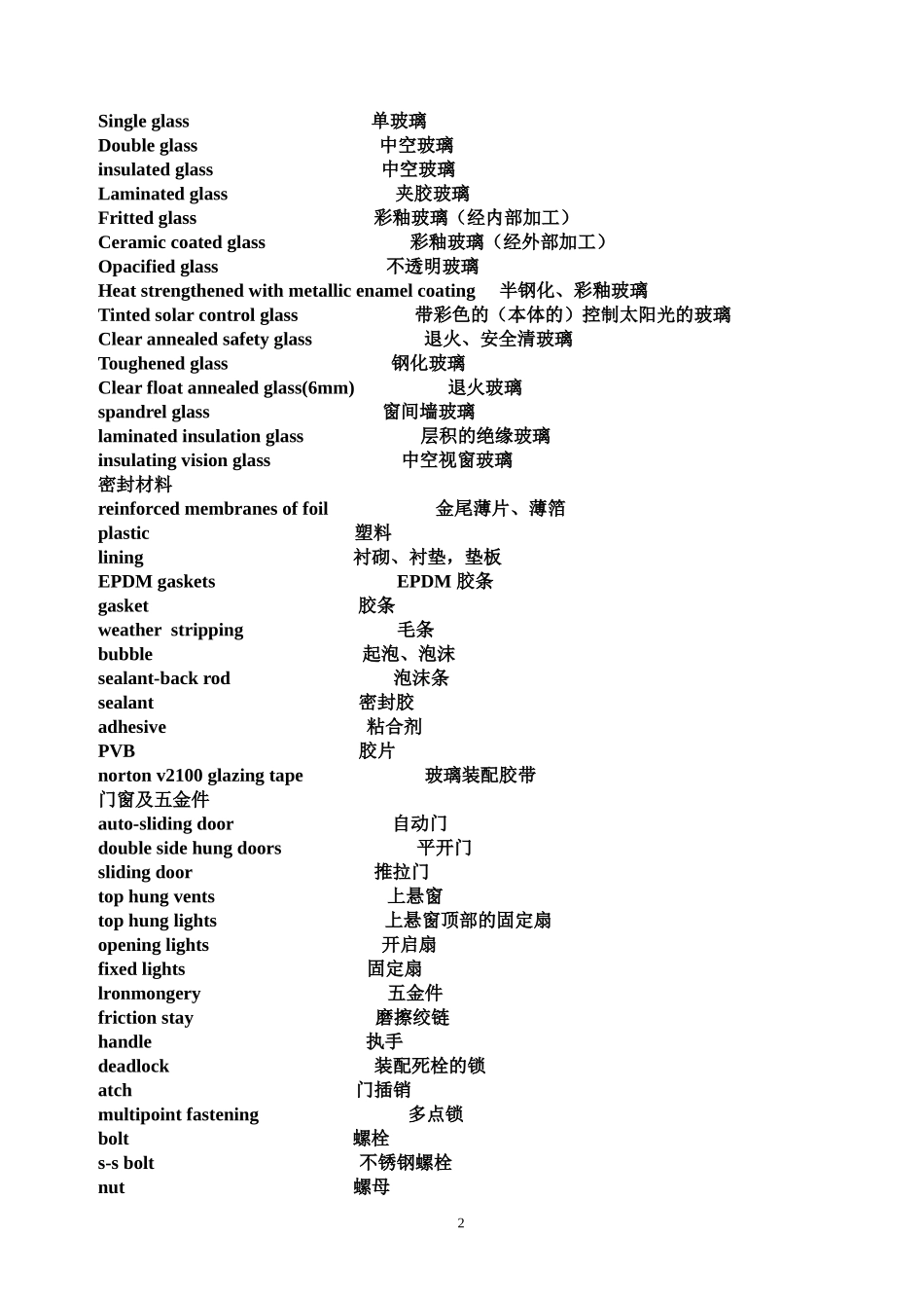 建筑幕墙英语 (1)_第2页