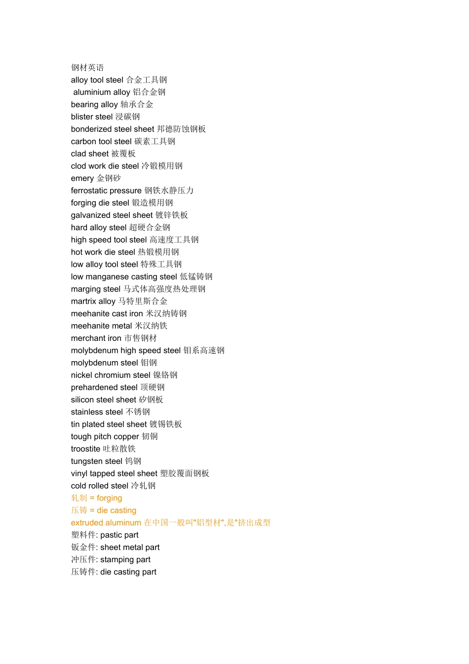 钢材英语术语_第1页