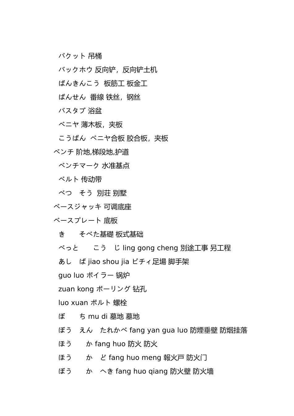 土木日语词汇_第2页