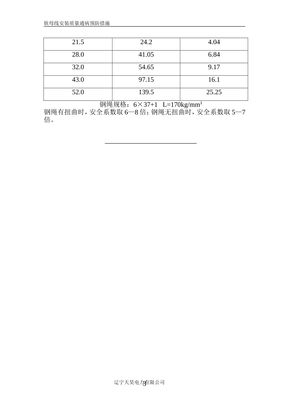 软母线安装质量通病预防措施_第3页