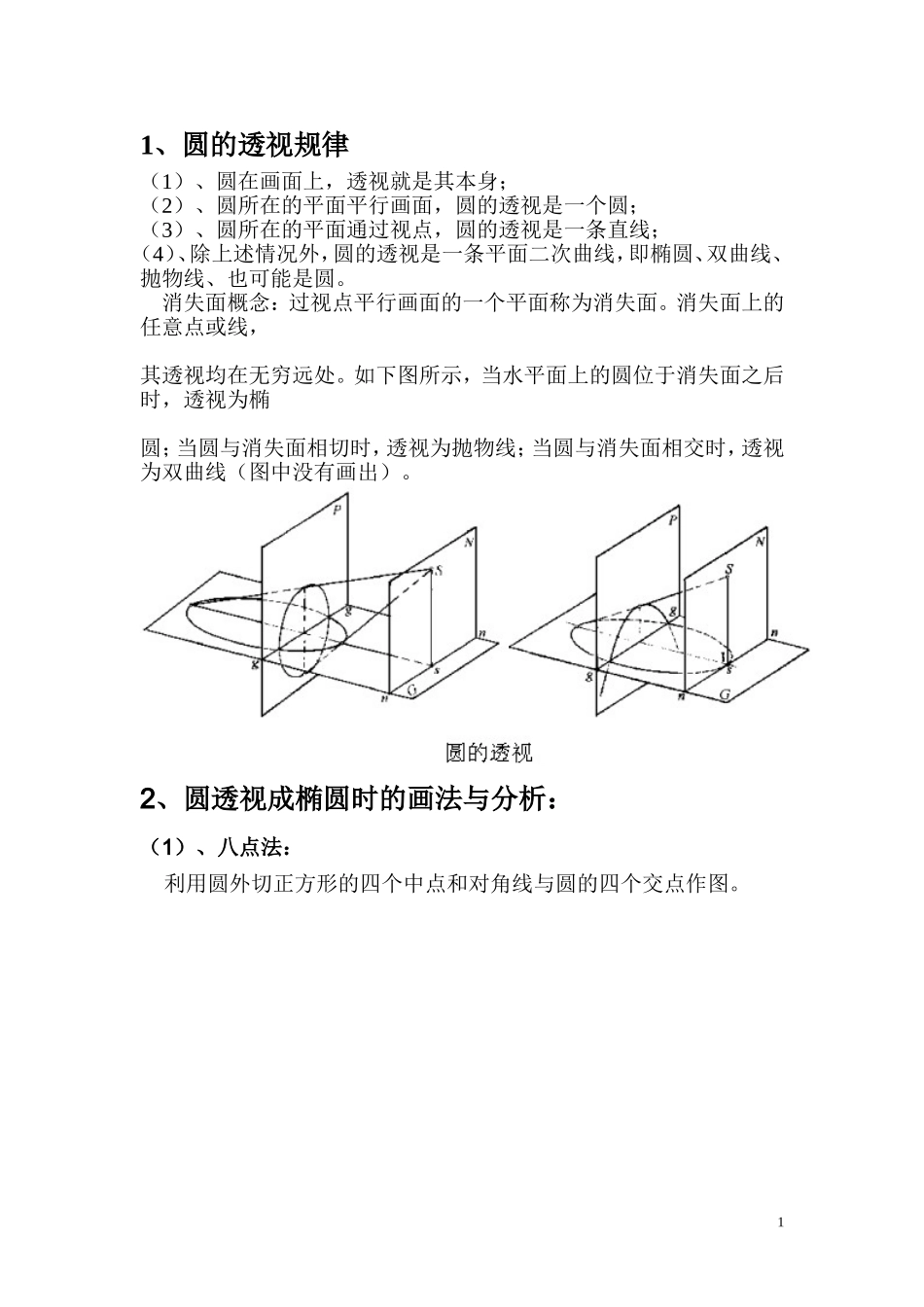 圆的透视画法_第1页