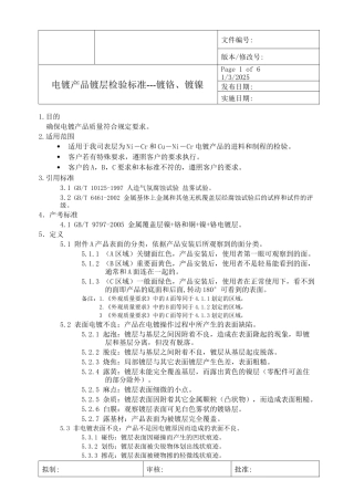 电镀外观标准new