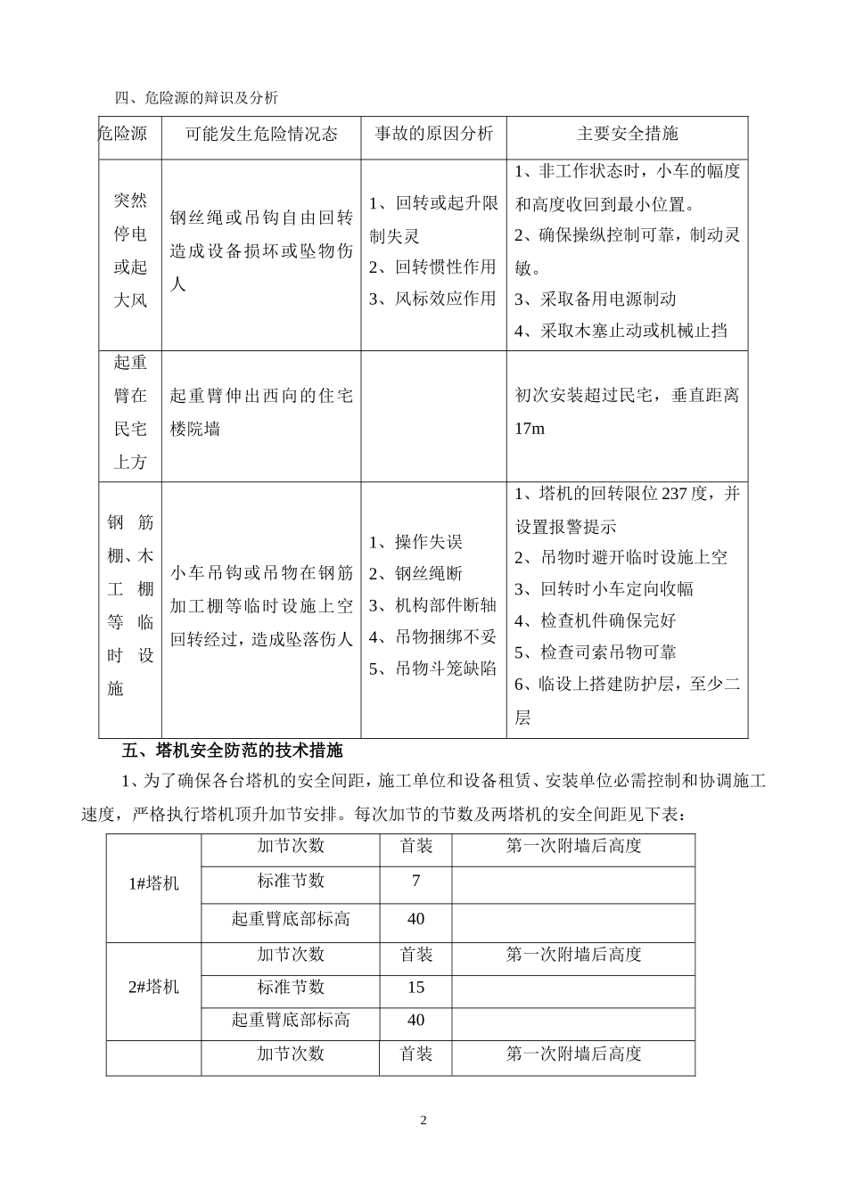 建筑密集区多塔安全施工方案_第3页