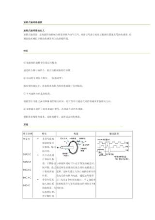 欧姆龙旋转编码器原理