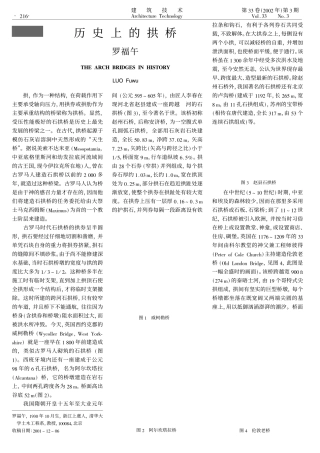 历史上的拱桥