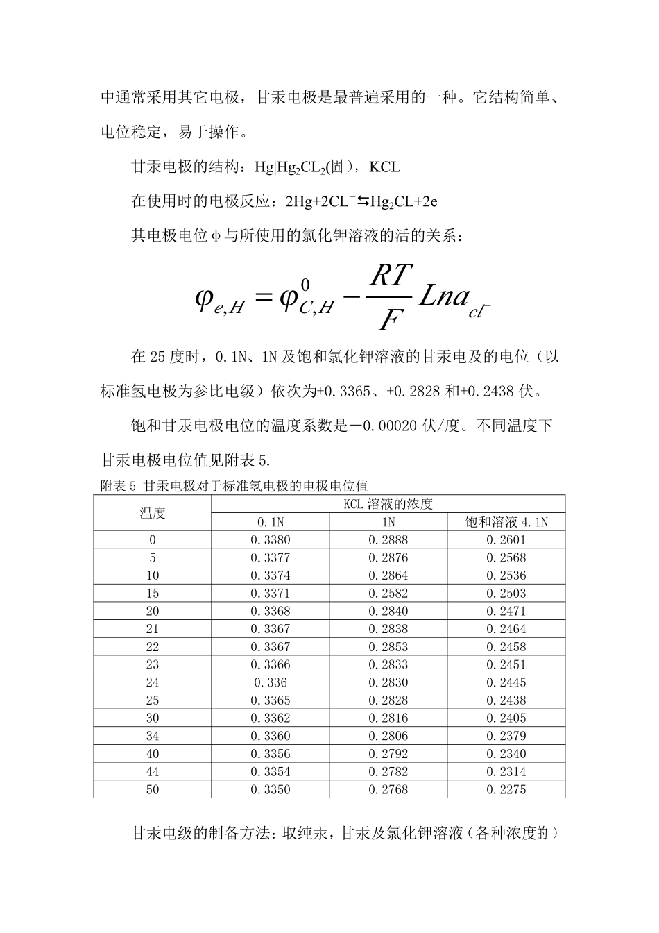 附录二 参比电极的选择和制备_第2页