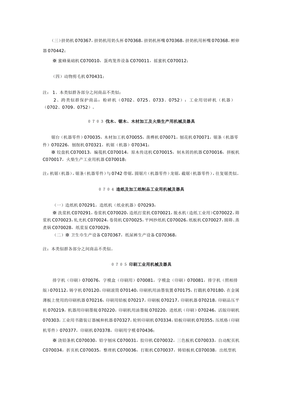 商品分类表第7类_第2页