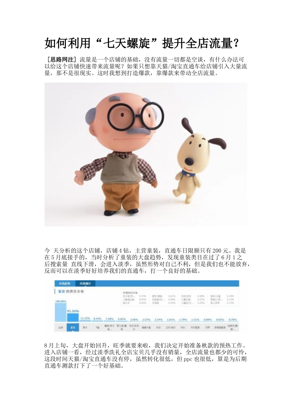 如何利用“七天螺旋”提升全店流量？_第1页
