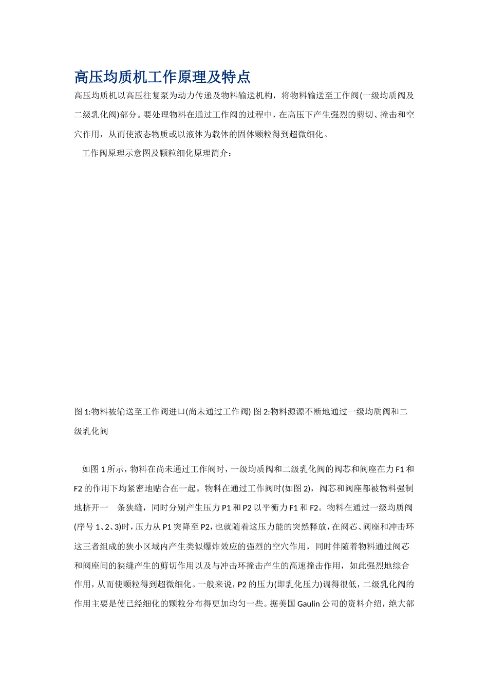 高压均质机工作原理及特点_第1页