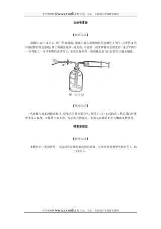各种喷雾器原理