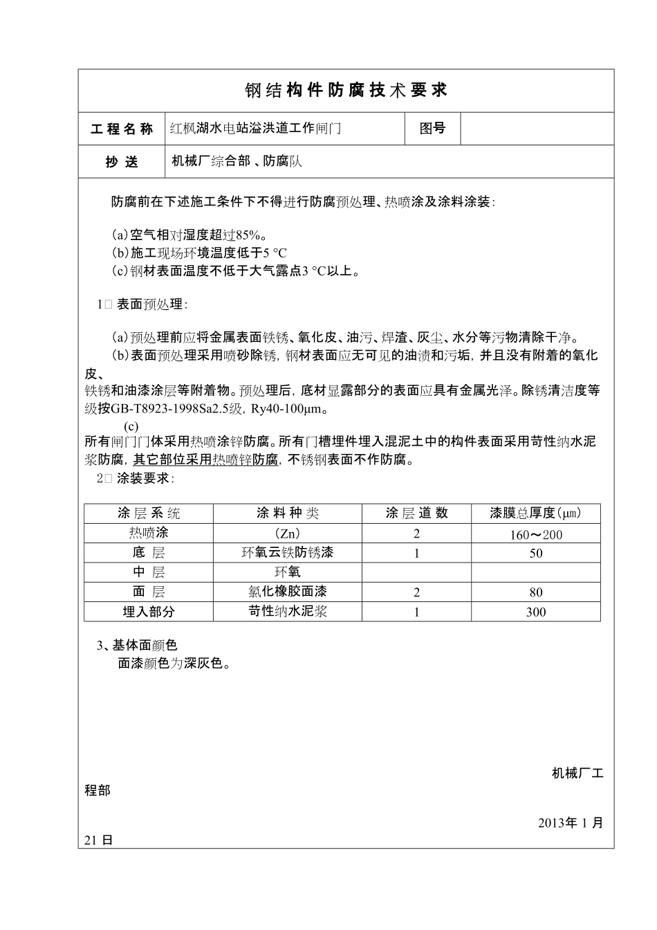 钢结构件防腐技术要求1_第1页