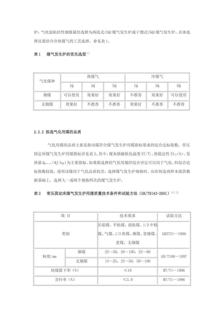 煤气发生站工艺选型要点分析_第3页