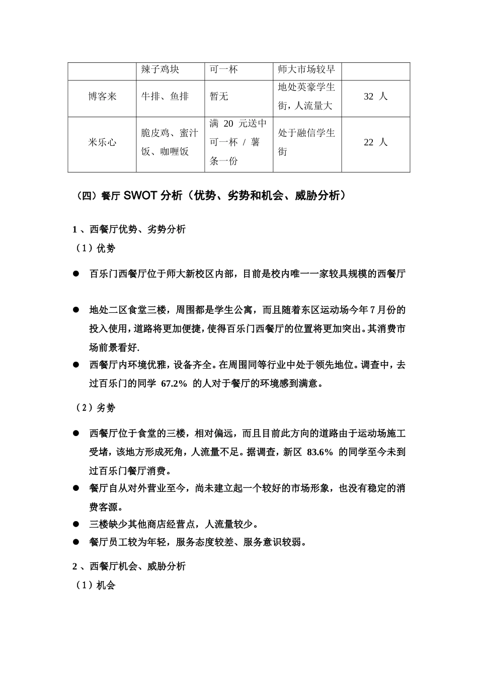 西餐厅营销策划书_第3页