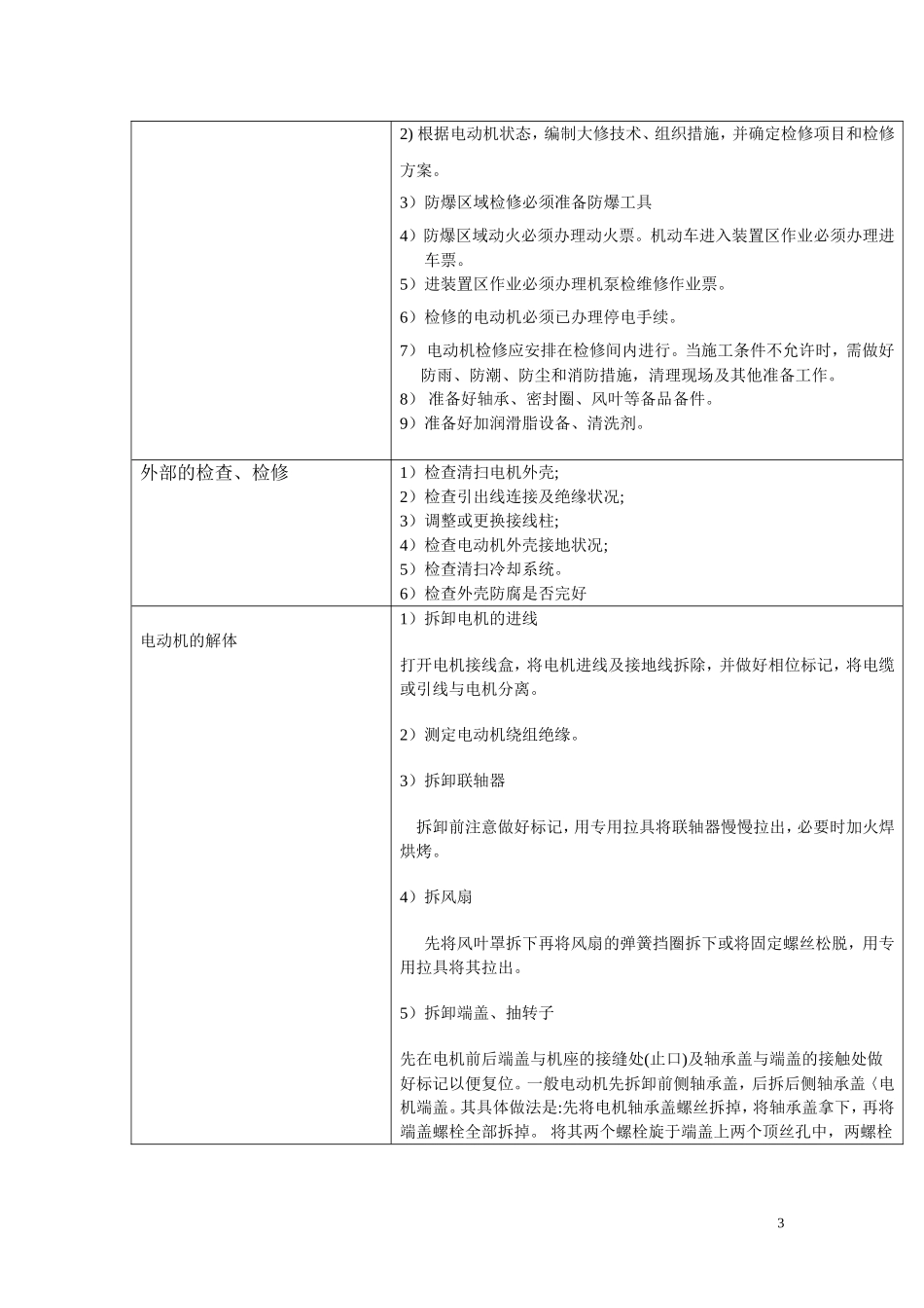 电动机检修作业指导书_第3页