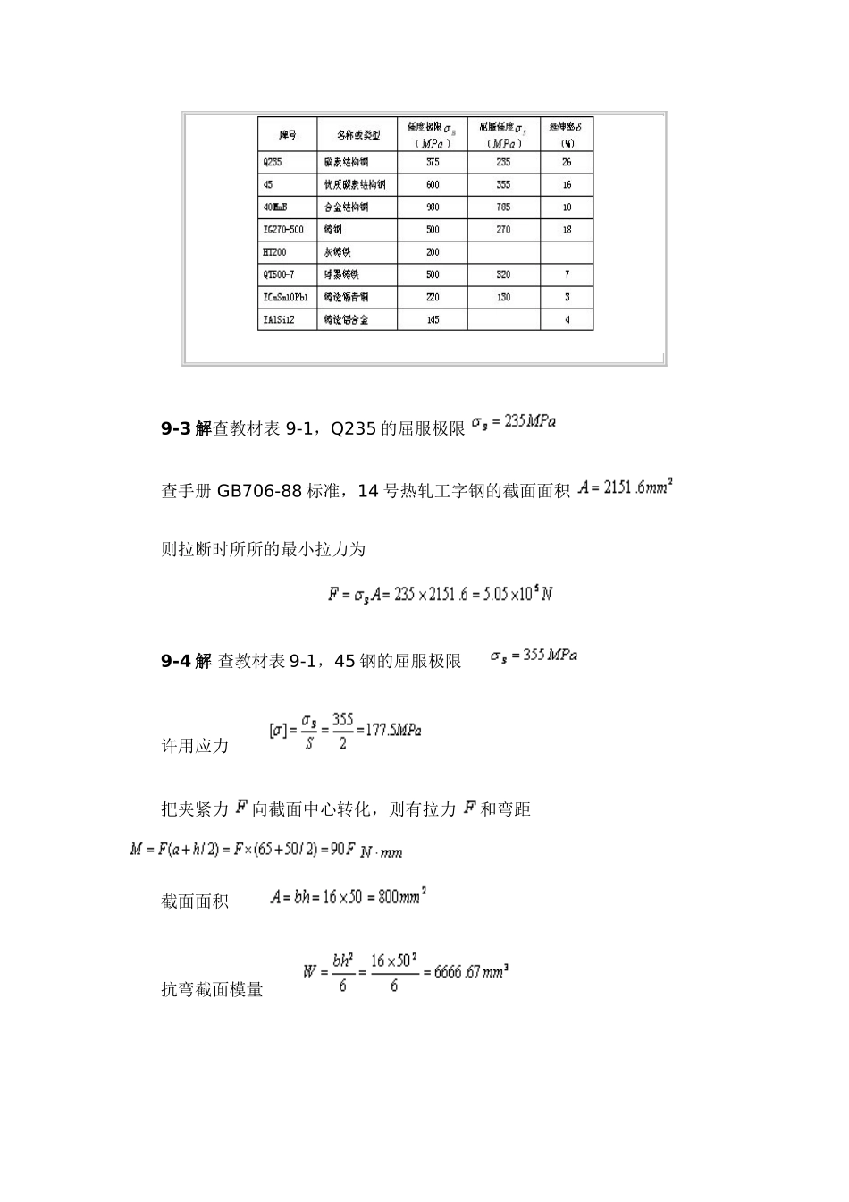 机械设计基础习题答案第9章_第2页
