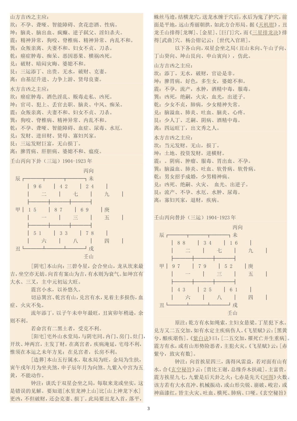 一至九运飞星_第3页