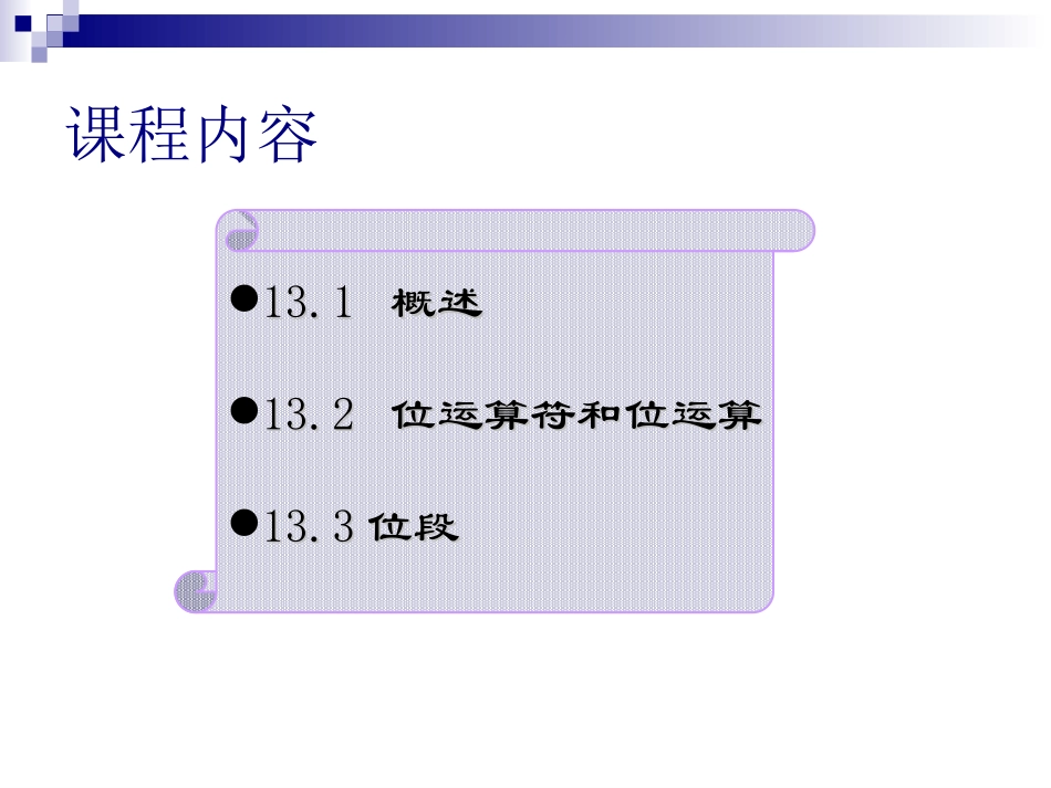 第13章 位运算_第3页