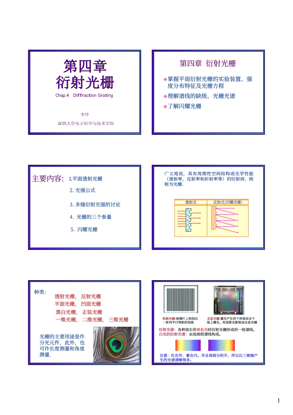 光栅种类 原理_第1页