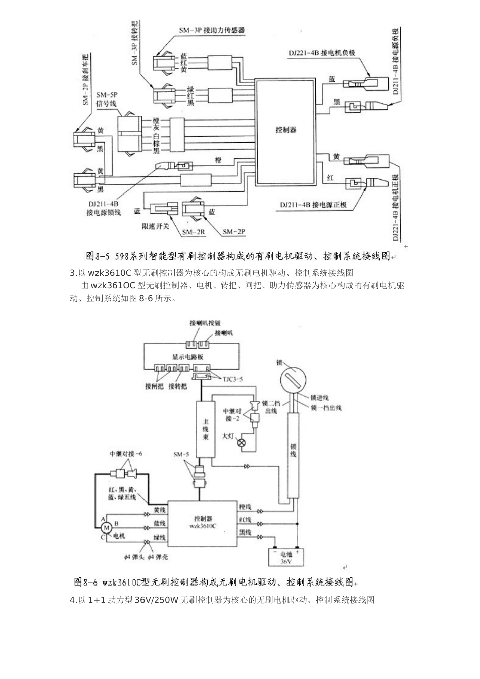 无刷直流电机控制器接线图_第2页