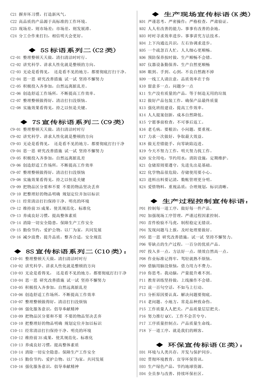 工厂标语大全_第3页