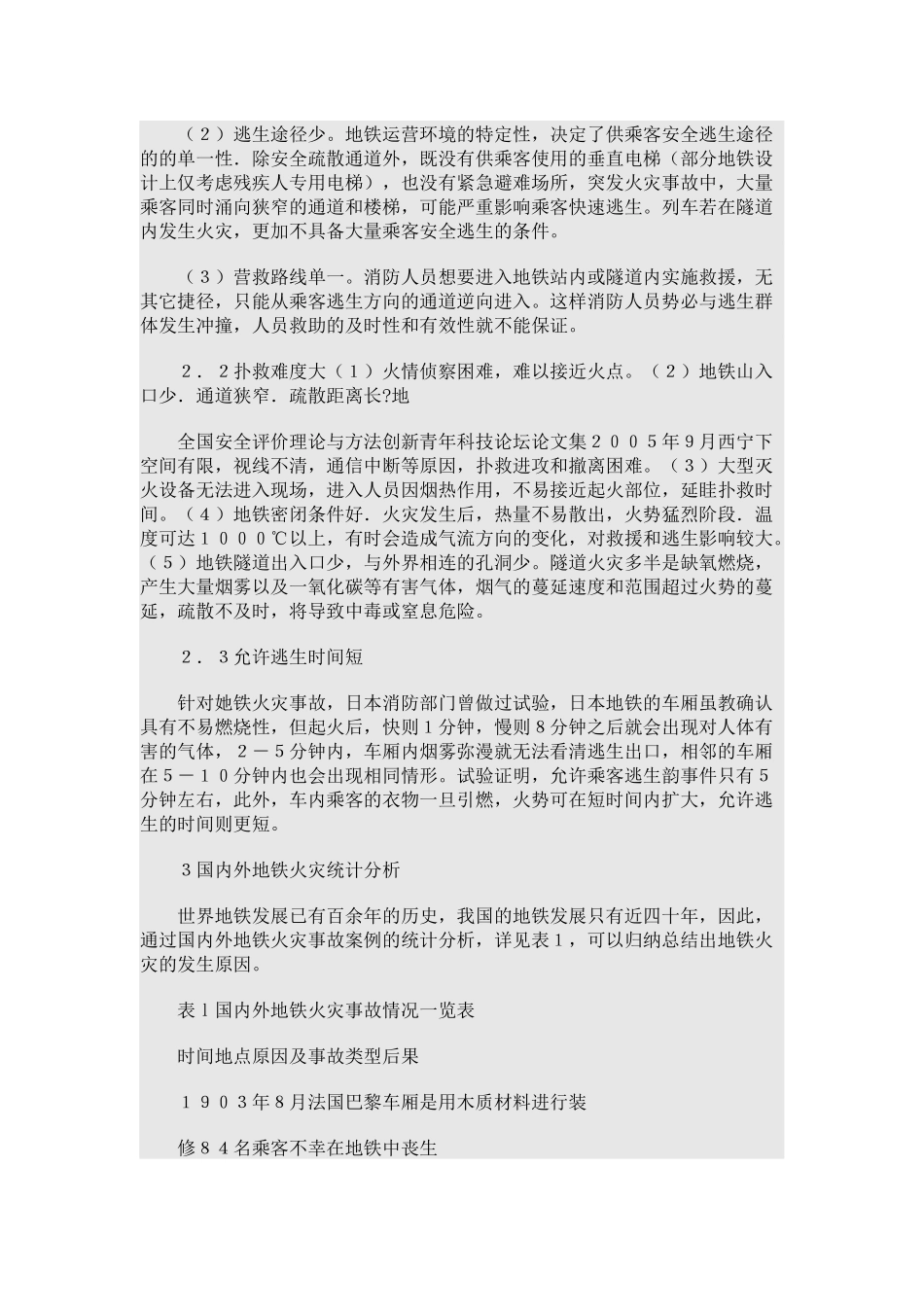 国内外典型地铁事故案例分析及预防措施_第2页