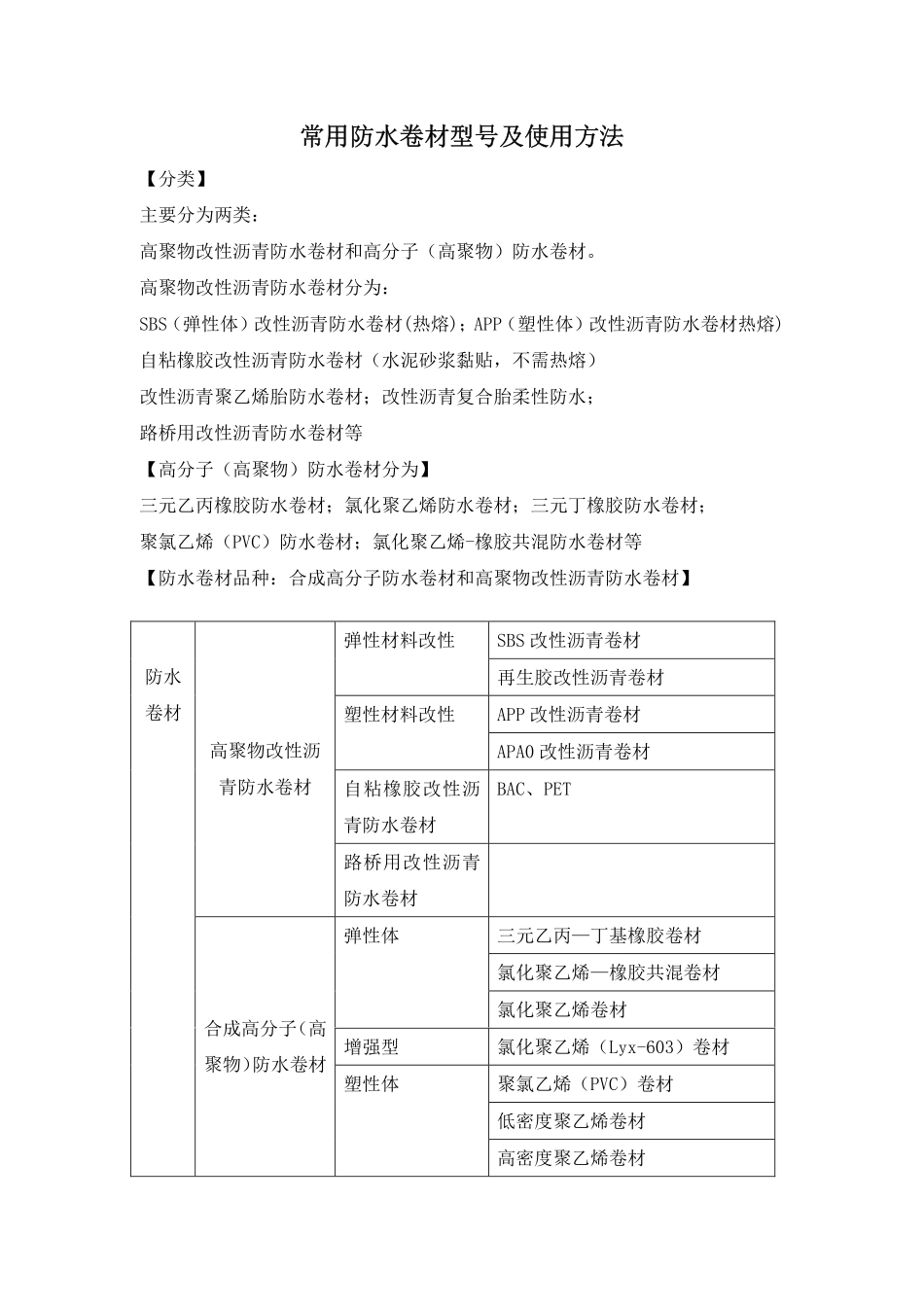 涂膜防水与卷材防水_第1页
