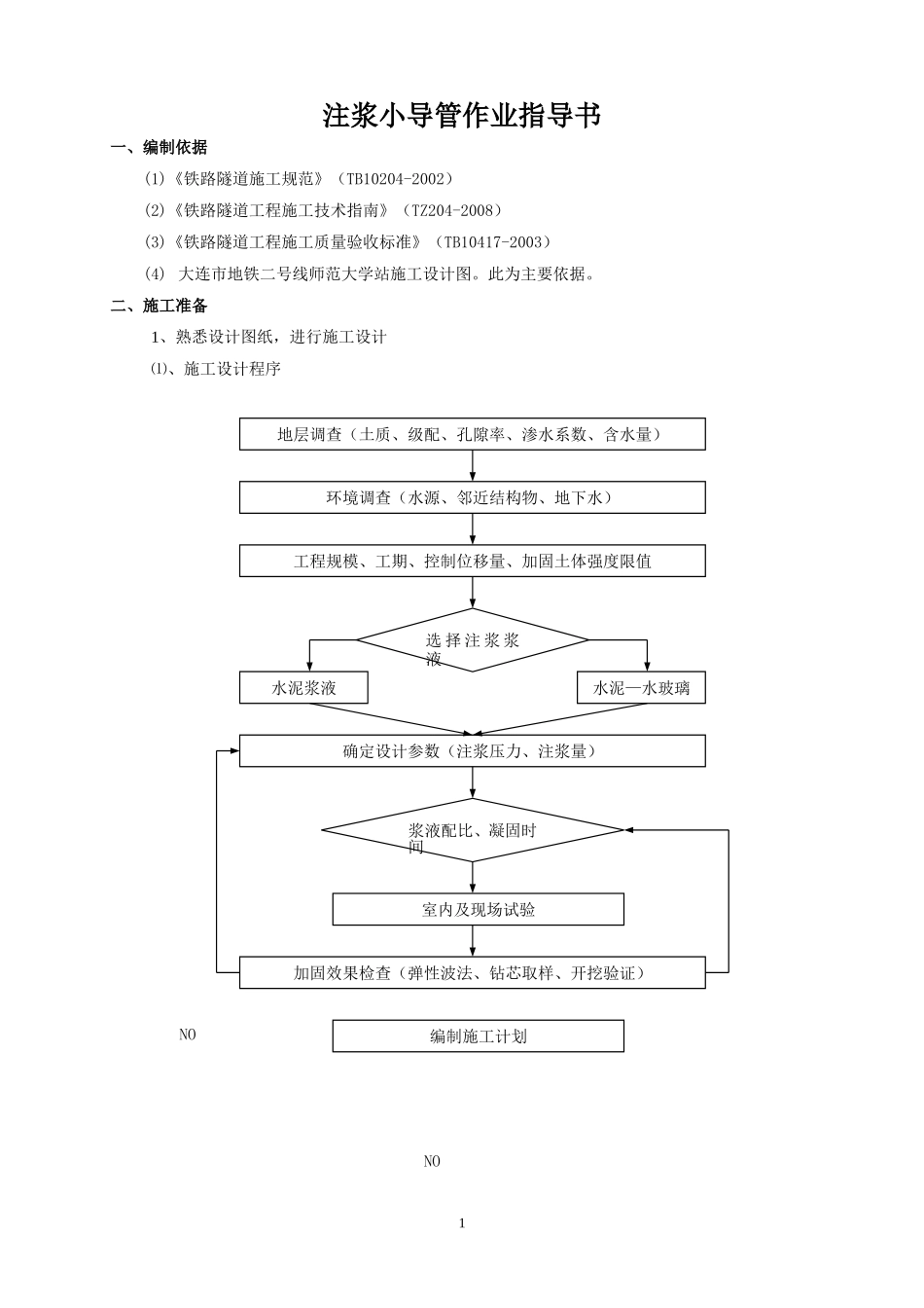 注浆小导管作业指导书_第2页